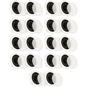 Theater Solutions CS6C in Ceiling 6.5 Speakers Surround Sound Home Theater 6 Pair Pack 6CS6C